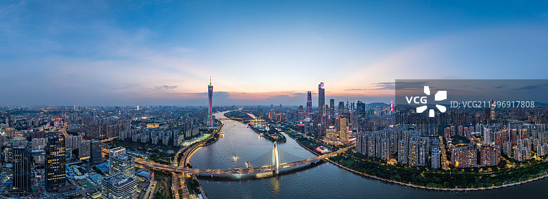 航拍广州城市建筑都市风光图片素材