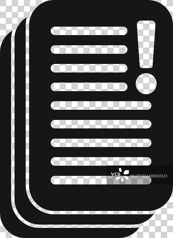 免责声明文件现代简约图标图片素材