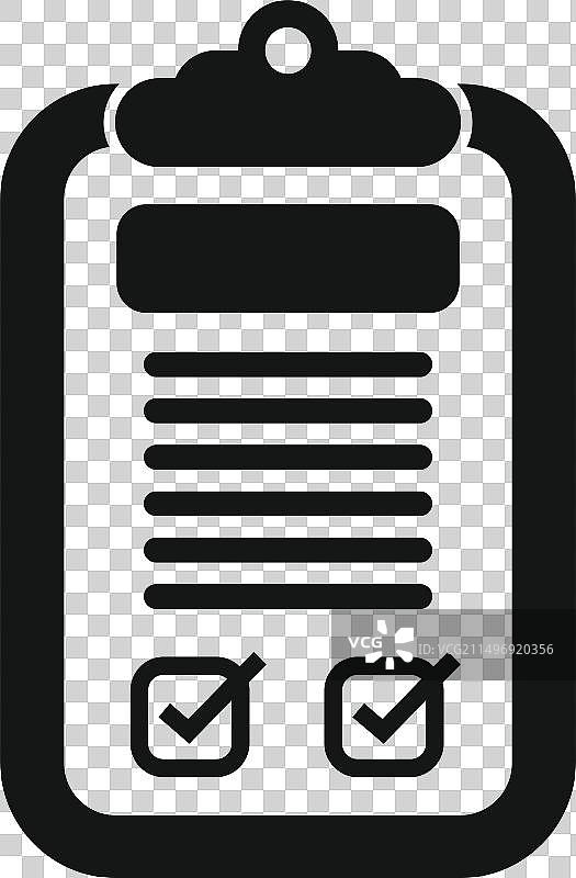 带复选框的免责声明图标图片素材