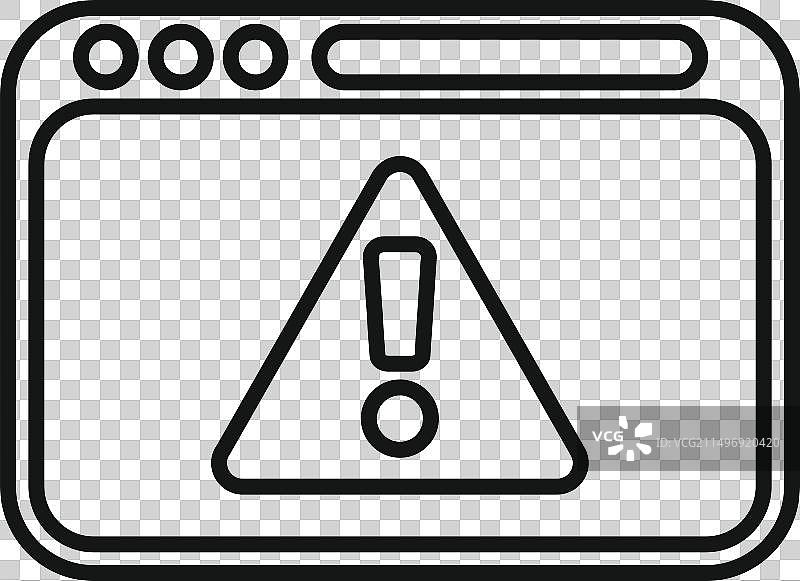 在线网络免责声明图标轮廓图片素材