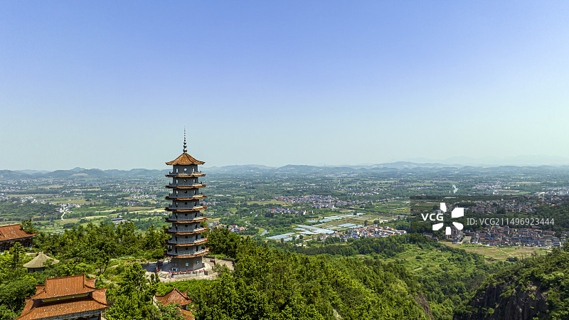 湖北黄石大冶小雷山禅寺图片素材