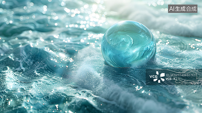 【AI数字艺术】水花海浪背景壁纸图片素材