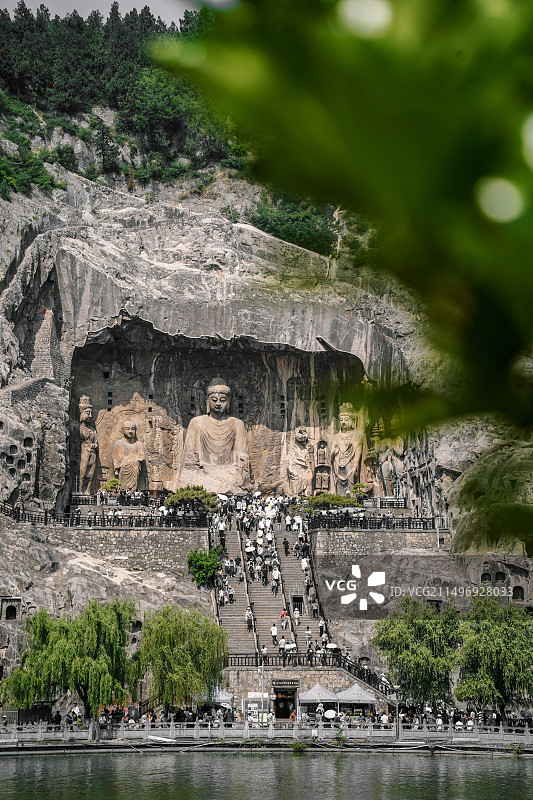 龙门石窟图片素材