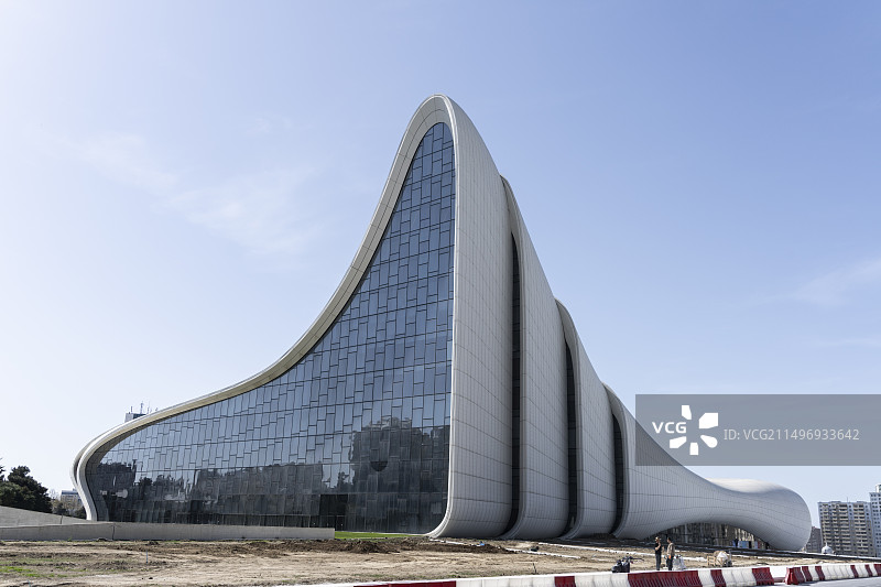 阿塞拜疆阿利耶夫文化中心图片素材