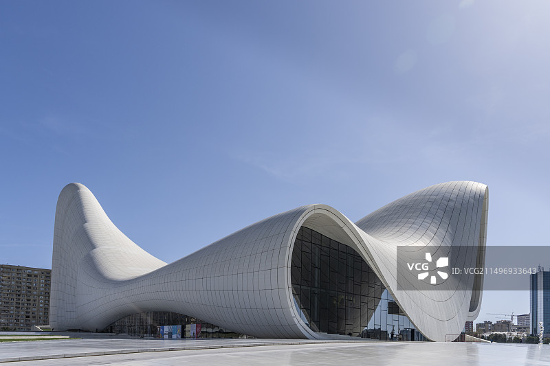 阿塞拜疆阿利耶夫文化中心图片素材