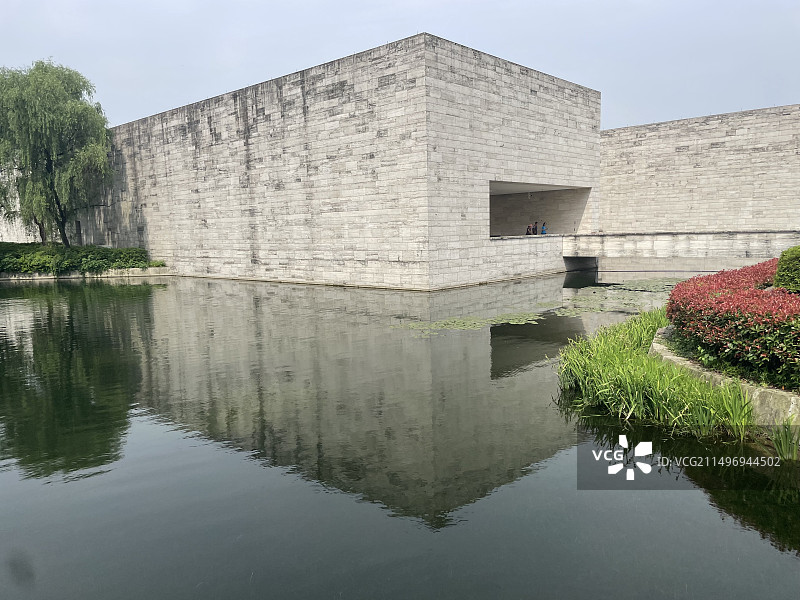 杭州良渚博物院外景图片素材