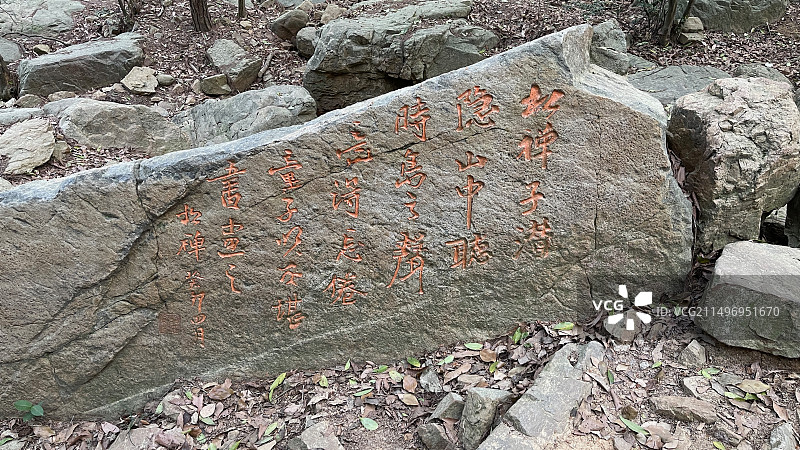 虞山与兴福禅寺图片素材