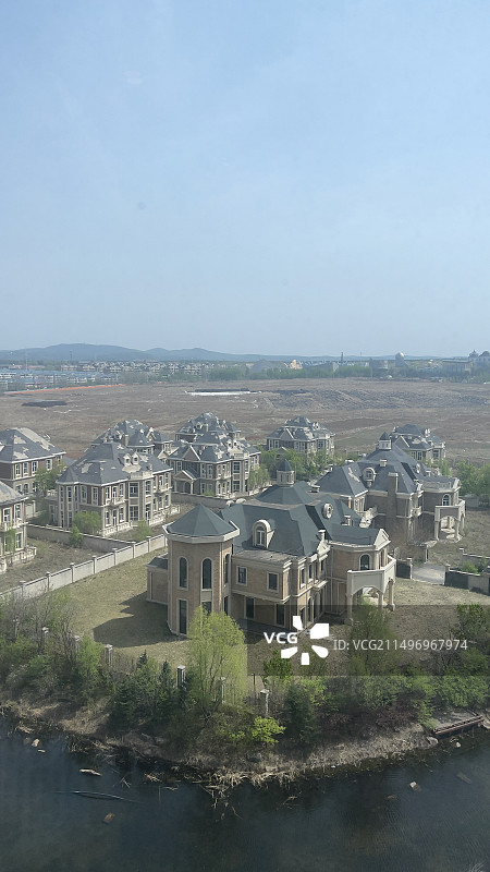 郊区的别墅图片素材