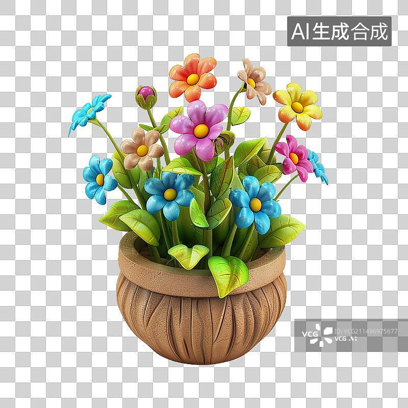 【AI数字艺术】春夏天 花卉 儿童节图片素材