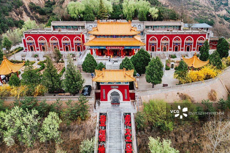 庆阳市庆城县周祖陵景区图片素材