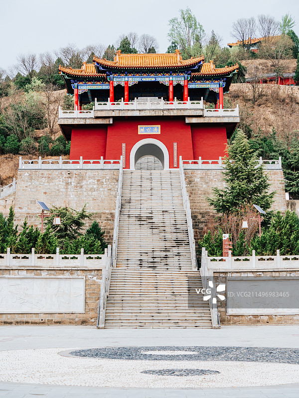 庆阳市庆城县周祖陵景区图片素材
