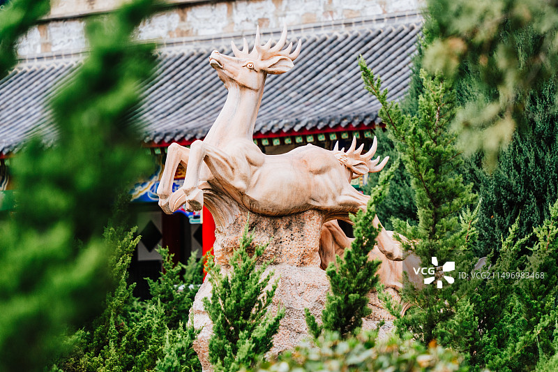 庆阳市庆城县周祖陵景区图片素材