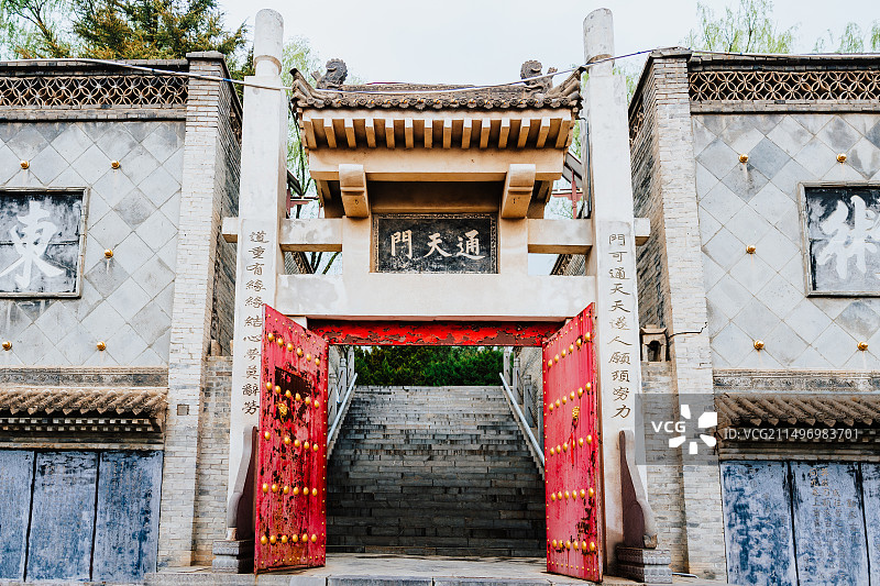 庆阳市庆城县周祖陵岐伯大殿图片素材