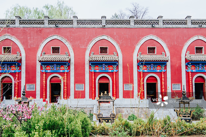 庆阳市庆城县周祖陵岐伯大殿图片素材