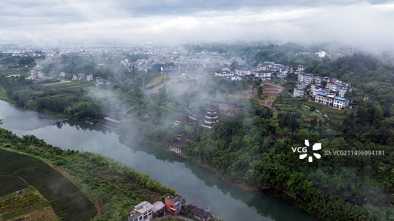 国家4A级景区全国重点文物保护单位湖北来凤摩崖石刻仙佛寺图片素材