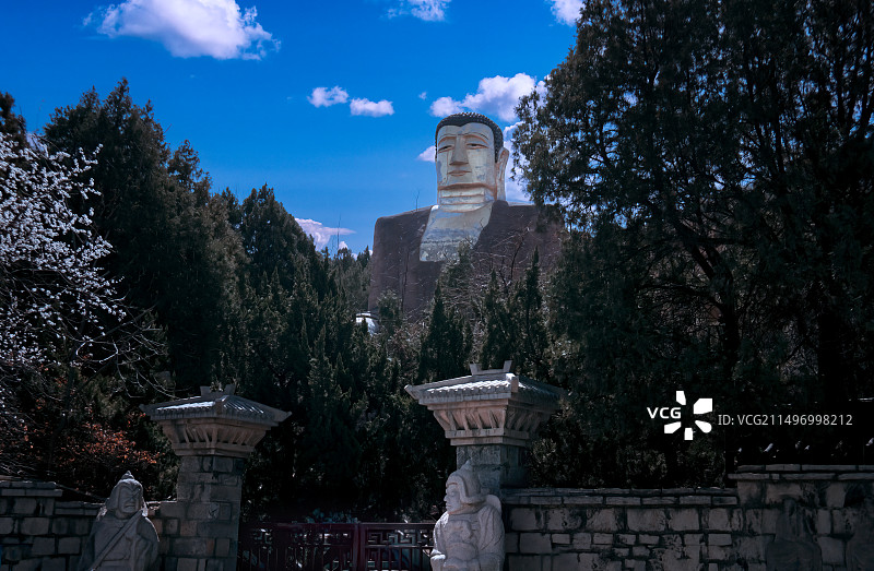 中国济南千佛山图片素材