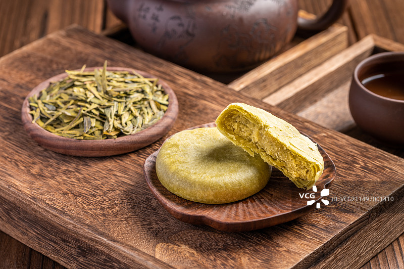 绿茶酥图片素材