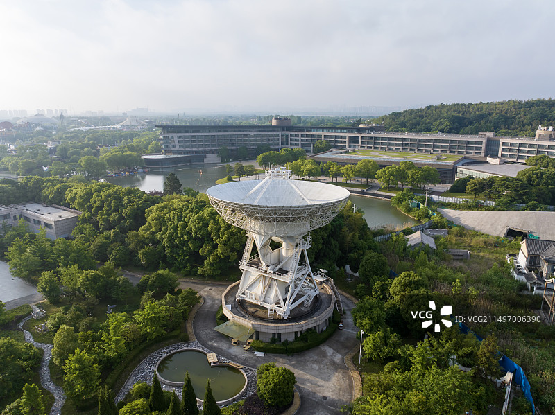 航拍月湖雕塑公园图片素材