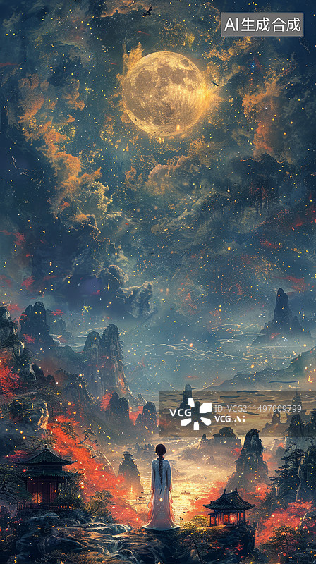 【AI数字艺术】科幻未来创意幻想插画图片素材