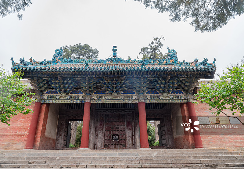 山西晋城泽州县玉皇庙彩塑壁画博物馆图片素材