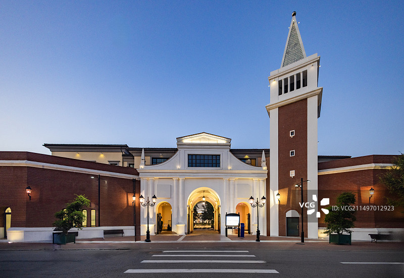 天津武清佛罗伦萨建筑景观图片素材