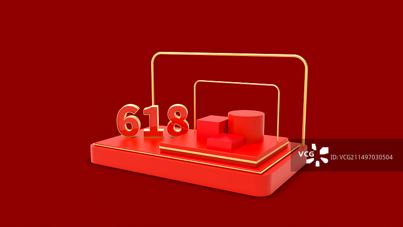 618电商促销场景图片素材