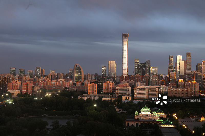 北京国贸亮马桥CBD素材图片图片素材