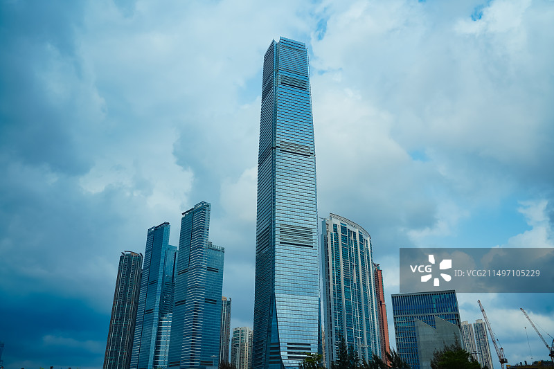 环球贸易广场 香港第一高楼 新鸿基地产图片素材