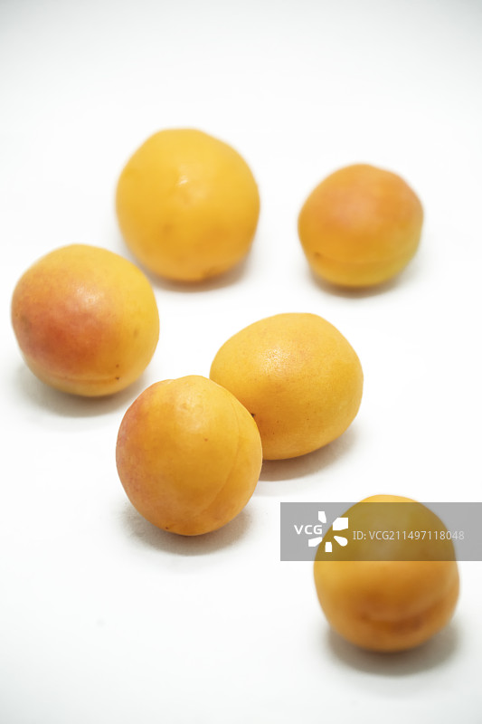 杏特写白底图片素材