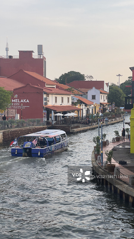 马六甲河畔风光图片素材