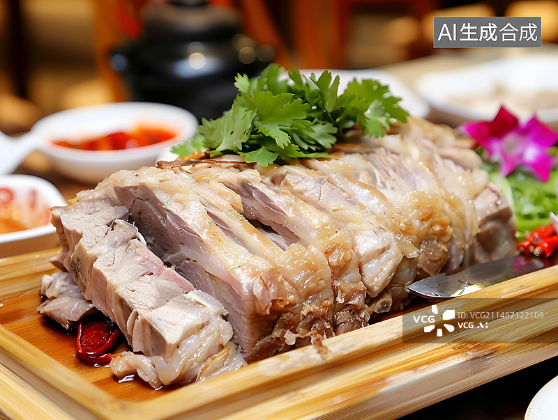 【AI数字艺术】民族美食手抓羊肉图片素材