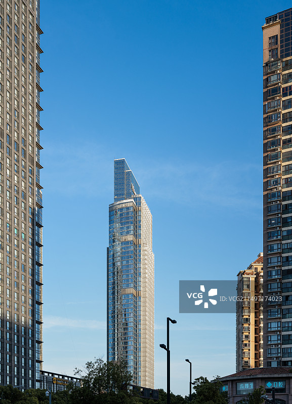 苏州高新区，城市天际线图片素材