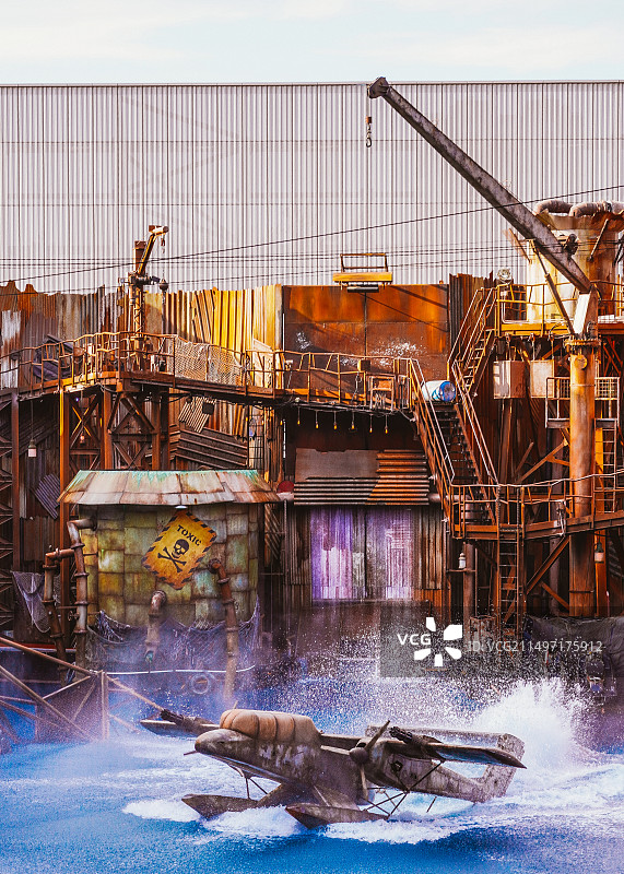 北京环球影城度假区旅游景区游玩亲子建筑游乐园图片素材