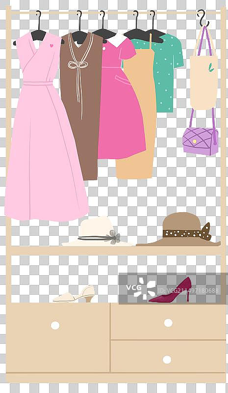 衣帽架图片素材