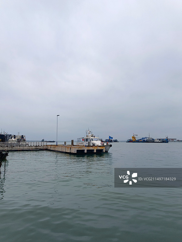 海南文昌铺前码头图片素材