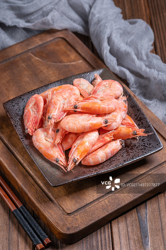 冰虾甜虾北极虾图片素材