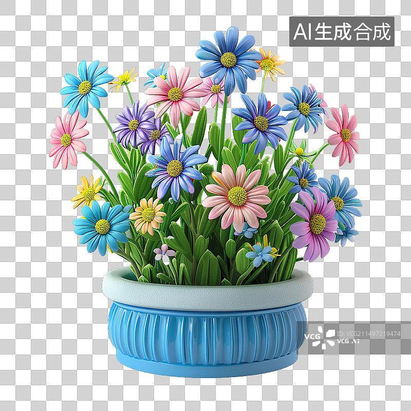 【AI数字艺术】春夏天 花卉 儿童节图片素材