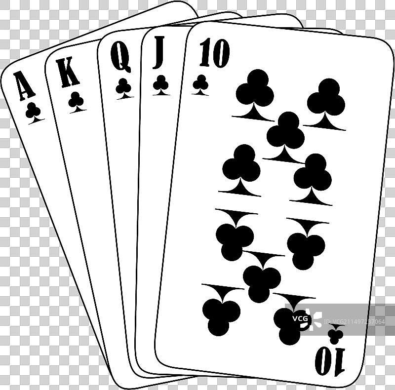 梅花同花顺图片素材