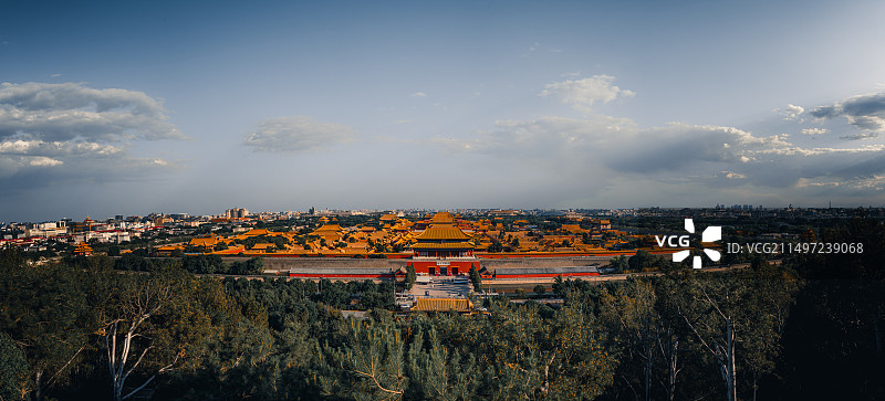 故宫全览图片素材