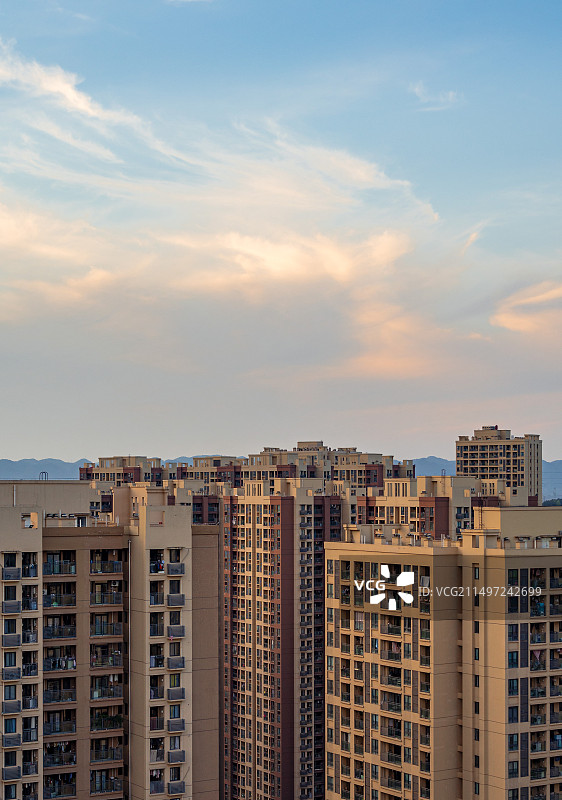 重庆渝北区空港佳园公租房建筑图片素材