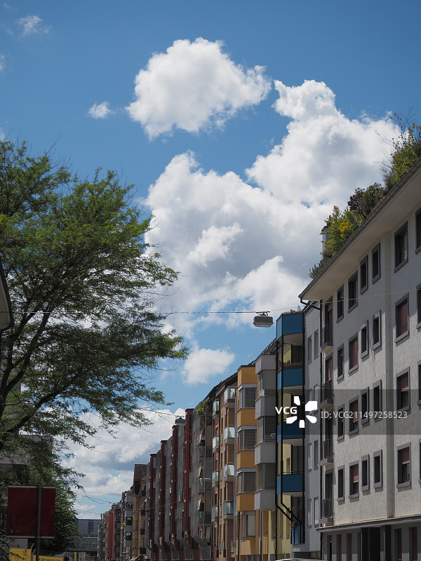 瑞士-巴塞尔城市景观图片素材