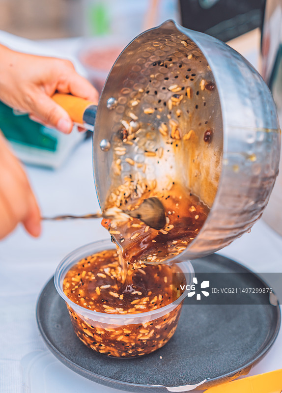 淮安小吃：茶散、牛皮糖、麦芽糖、藕粉图片素材