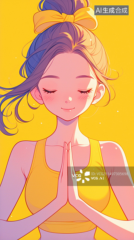 【AI数字艺术】跑步运动健身插画图片素材