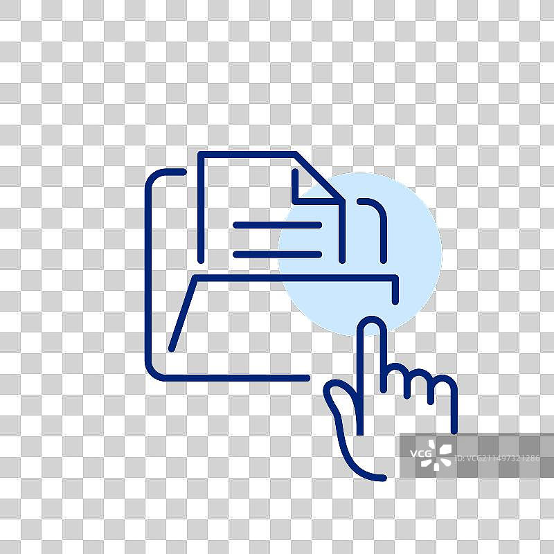 便捷的文件管理和文档导航图片素材