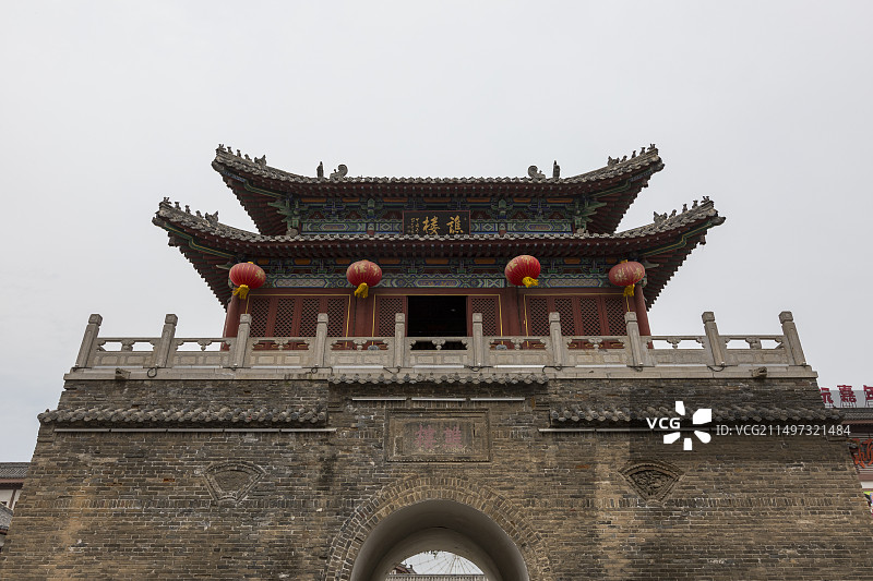 漯河临颍县明清建筑钟鼓楼（谯楼）图片素材
