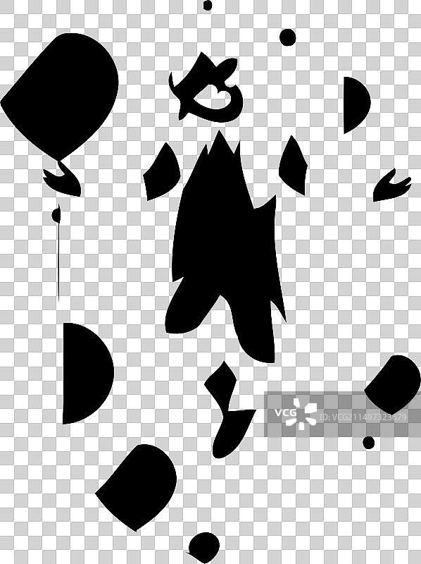 马戏团小丑Logo设计图片素材