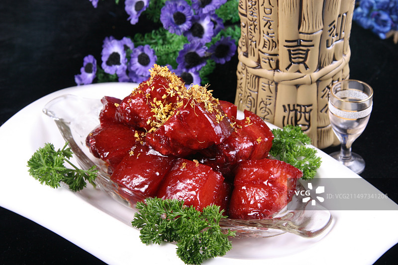 桂花红烧肉图片素材