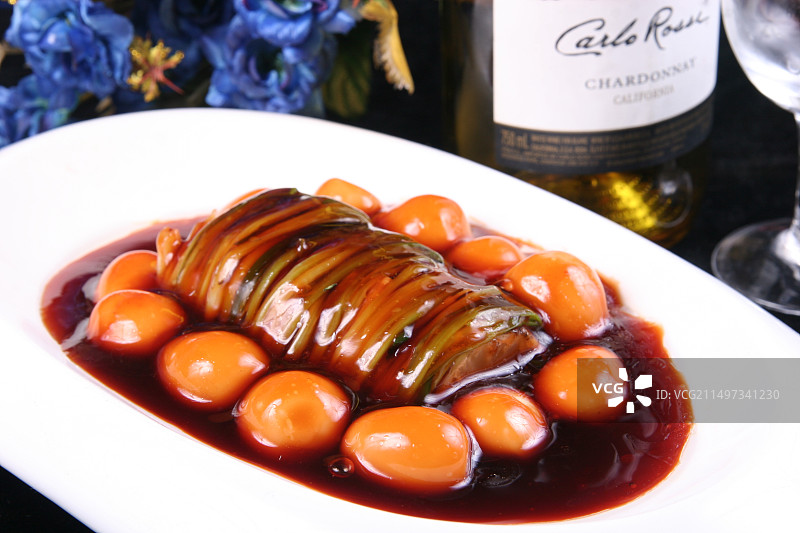 红烧大乌参图片素材