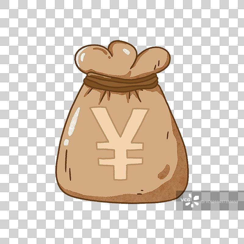 元素：钱袋子图片素材
