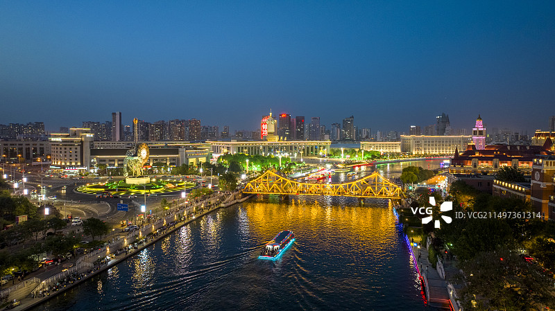 天津海河图片素材